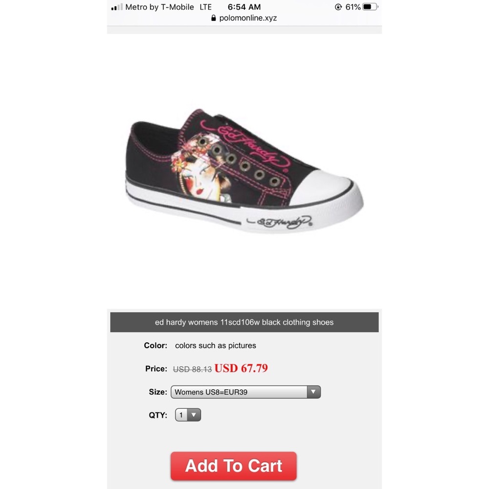 Ed Hardy Shoes. 😍